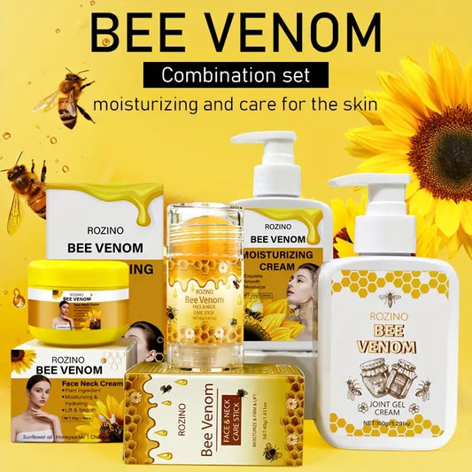 The 4pcs Honey Skin Care Set Is Derived from Natural Plant Ingredients And Can Be Used on Any Part of The Body to Comprehensively Care for Your Skin. Mild Formula Suitable for All Skin Types.